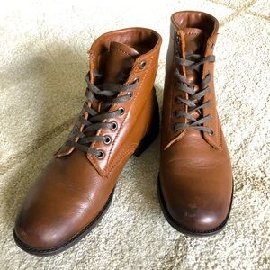 Frye Women’s Leather Lace Up Boots
